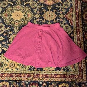 Magenta A-line Mini Skirt